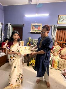 Rabindra Jayanti certificate